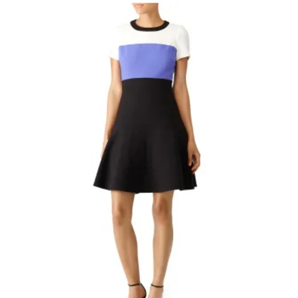 Kate Spade colorblock crepe flip dress NWT size 8